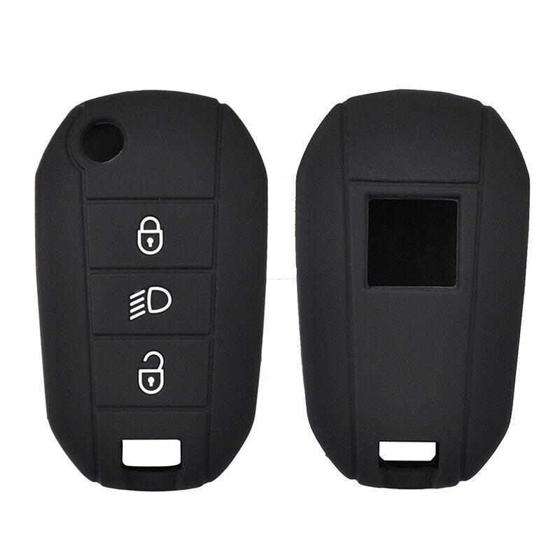 Silicone Key Case For Citroen C1 C2 C3 C4 C5 C6 C8 Picasso Xsara For Peugeot 107 206 308 307 3008 508 5008 Remote Key Fob Cover