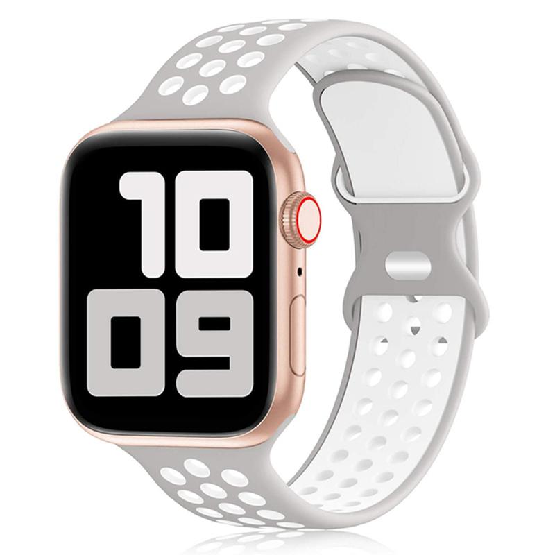 Silicone Strap for Apple Watch Band Ultra2 49mm Series 9 8 7 41mm 45 Mm 38mm 42mm Sport Bracelet iWatch 7 6 SE 5 4 3 44mm 40mm