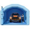 Cabine de Pintura Inflável, 10 x 6 x 4 m, Cabine de Pulverização Inflável com Sopradores de 950W e 1100W e Sistema de Filtro de Ar, Teto Redondo, para Pintura de Carro, Caminhão,