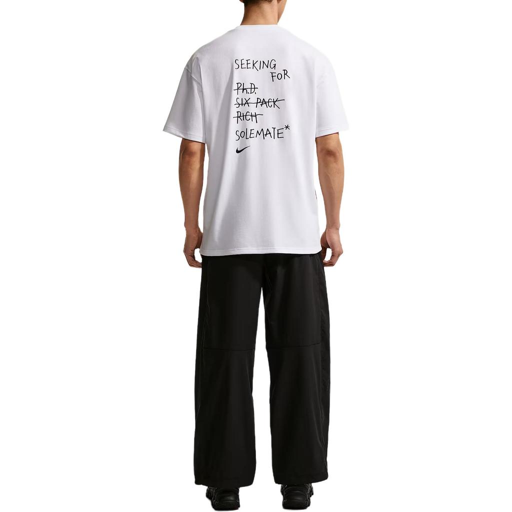 Nike Sportswear T Shirts Men's White Crew Neck Moderate IV2646-100