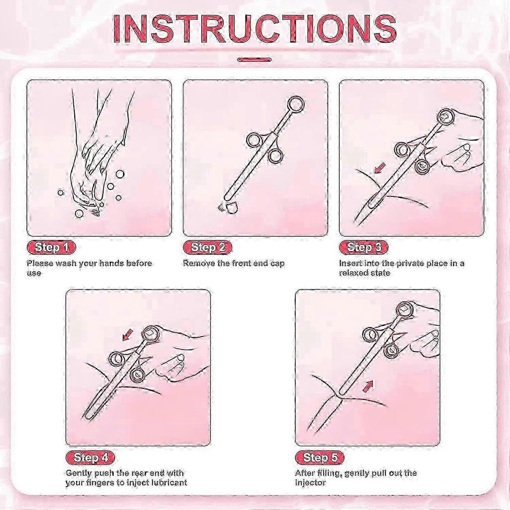 Lubricant Launcher, Lubricant Applicator With Smooth Round Tip, Reusable (2-pack, Blue)