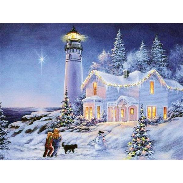 5D Diamond Painting New Arrivals House Winter Diamond Mosaic Embroidery Landscape Personalized Gift Home Decoration