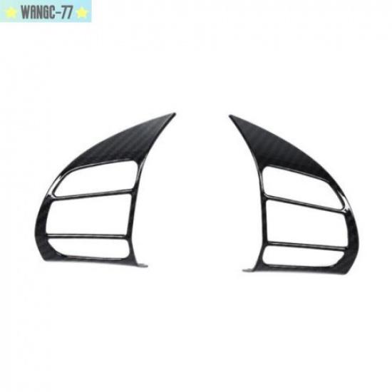 Carbon Fiber For Hyundai Kona Encino 2018- Steering Wheel Button Cover Trim