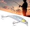 Fishing Lures 3D Vivid Eyes 6.8cm ABS Plastic Durable Natural Sturdy Minnow Lure for Seawater FreshwaterColor 6