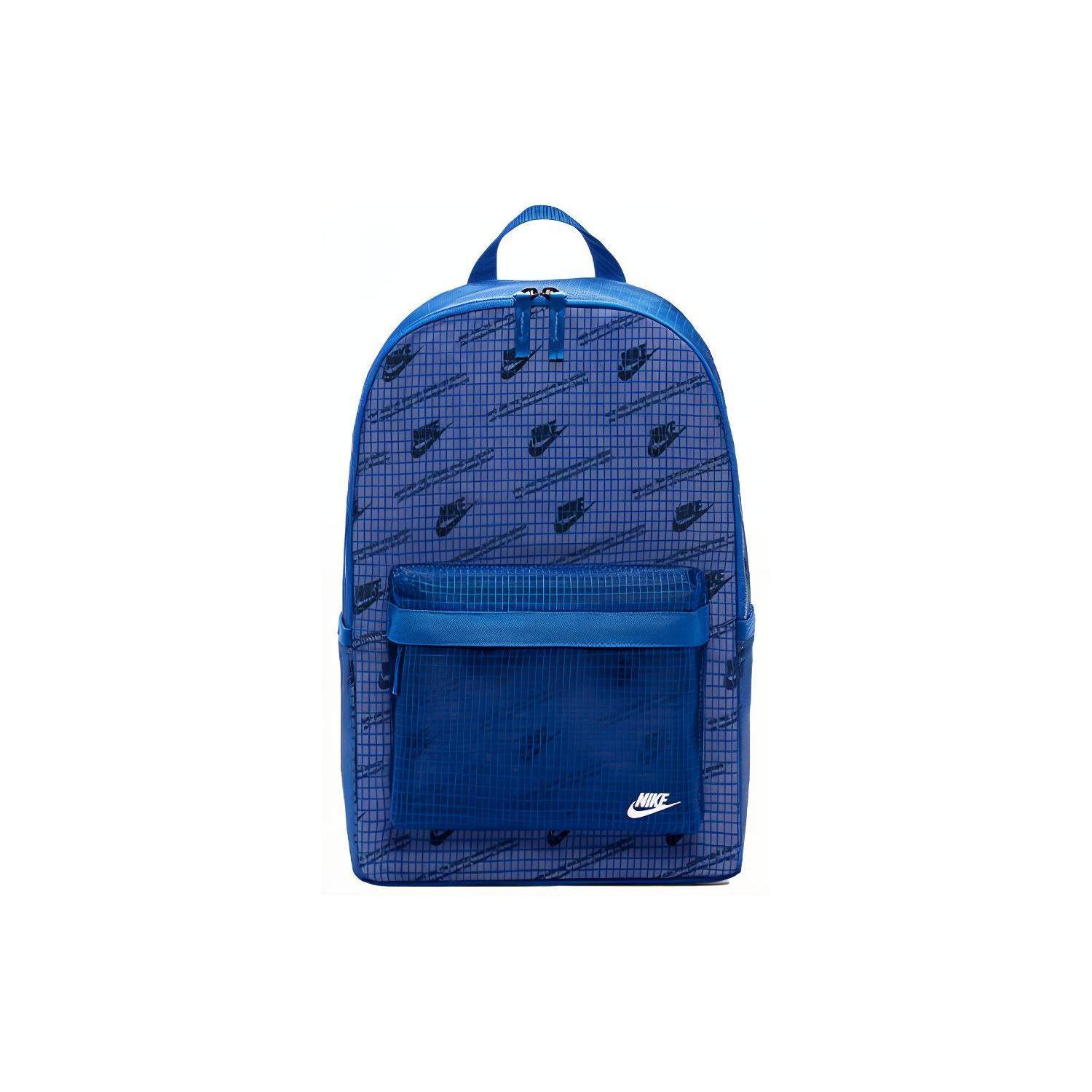 Nike Heritage 2.0 Casual Sports Zipper Backpack Unisex Backpacks Light-Blue CK7444-480 Lake Blue