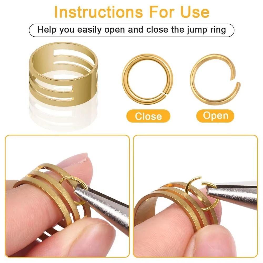 Open Jump Rings Jewelry Findings Set 12 Grids Jewelry Accessories Set  Beading Supplies