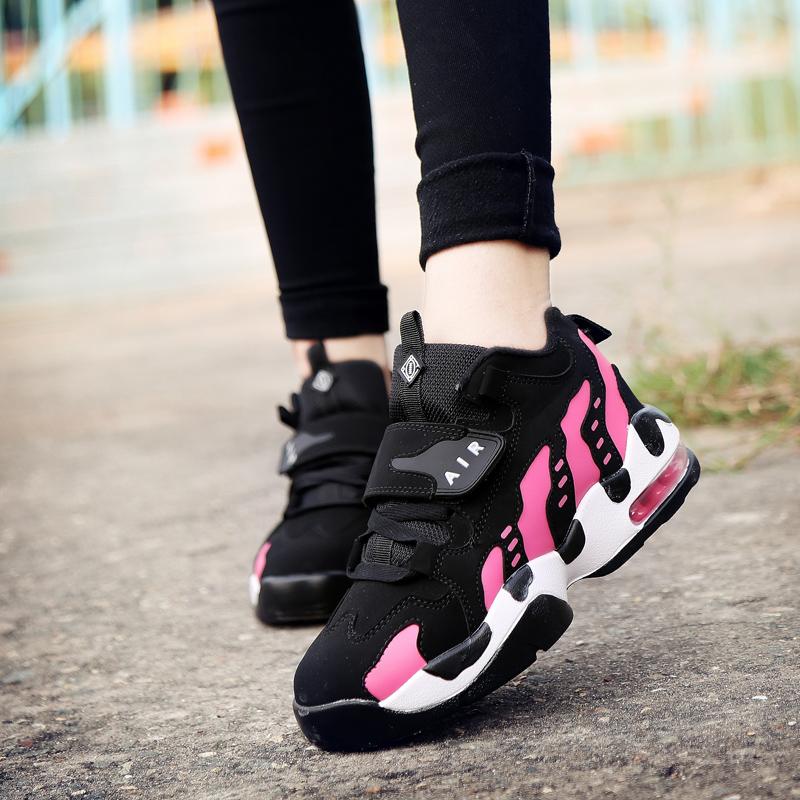 Couple Sneakers Outdoor Casual Running Shoes Mens Breathable Sport Shoes Chunky Sneakers Women Gym Shoes Boys Basketball Shoes