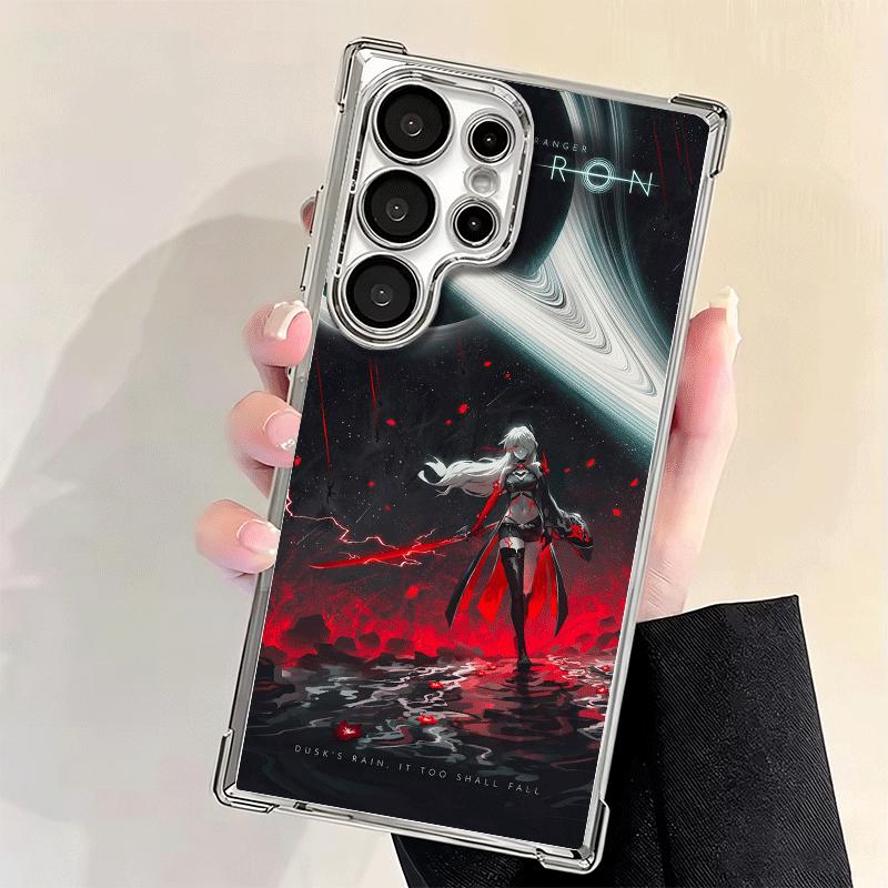 Honkai Star Rail Acheron Plating Phone Case For Samsung Galaxy S24 S25 FE S26 Edge S23 Ultra S22 S21 Plus S20 Anti-Fall Airabag