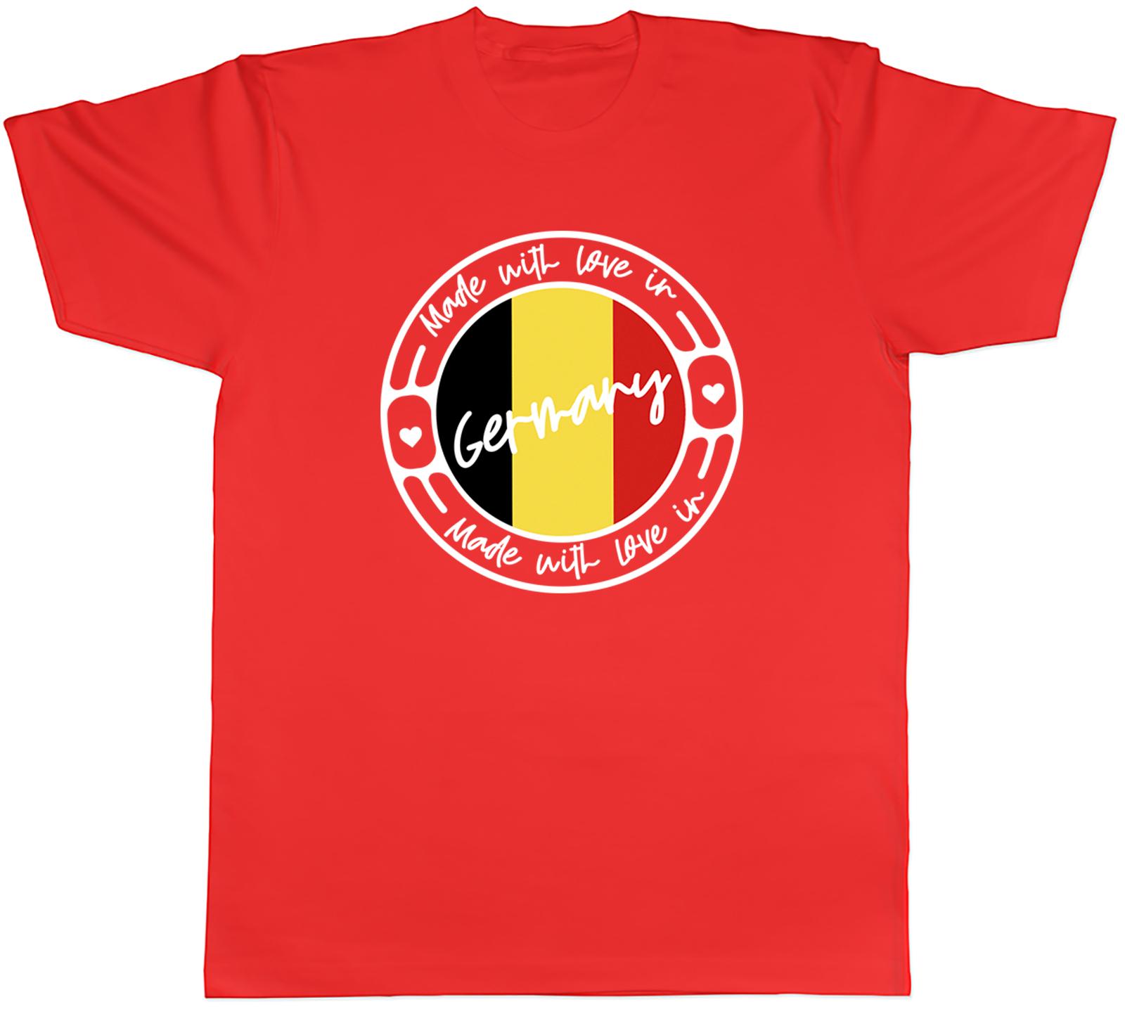 Made With Love In GerUnisexy Unisexs Unisex TShirt Tee S