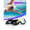 Adult Mid-frame High-definition Waterproof Anti-fog Swimming Goggles for Men and Women, Made of Silicone