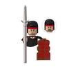 Kids Toys Chinese Ancient Historical Figures Military Soldiers Imperial Guard Military Commanders Model Building Blocks Gifts