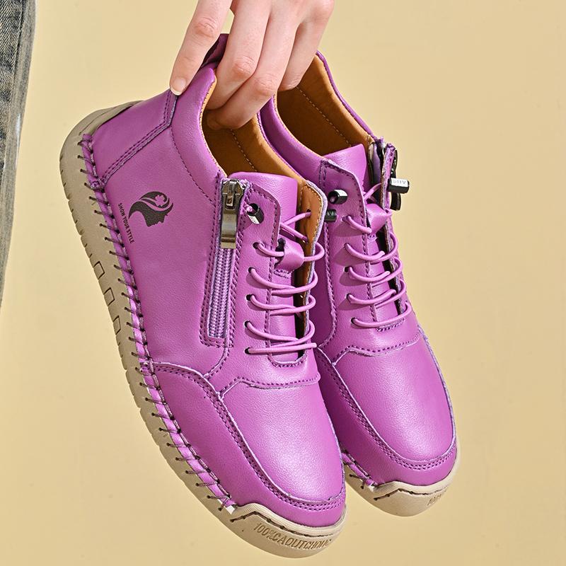 36-43 Women's Casual Leather Shoes Large Size Women's Driving Car Shoes Breathable Handmade Casual Shoes