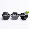 Nail Polish Cosmetic Black Glossy 50g Light-Proof Cream Jar with Inner Lid