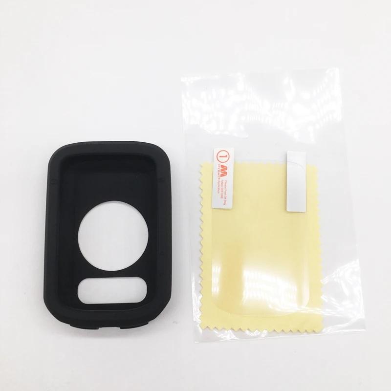 IGPSPORT BSC200 BSC300 1pc Case with 1pc / 3pcs Films Silicone Case Soft HD Screen Protector for IGPSPORT BSC200S GPS Computer2