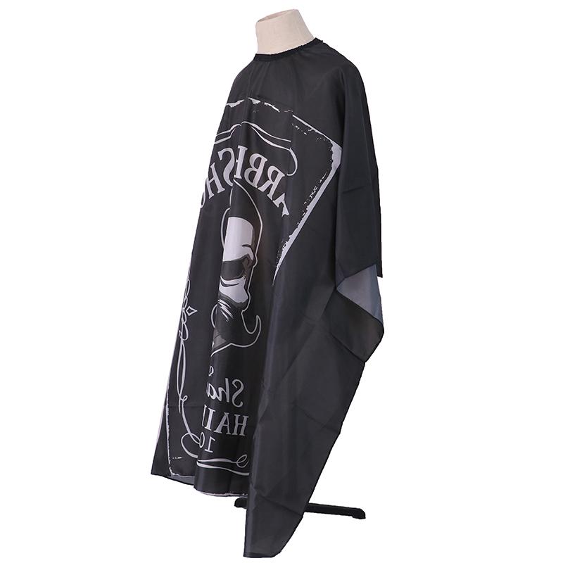 Účes Kadeřnictví Barber Cloth Vzor lebky Zástěra Polyester Cape Holičské šaty