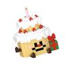 Kids Food Building Blocks Miniature Bricks Building Food Simulation Favor Puzzle Toy for Boys Girls Cake (296 Bricks)