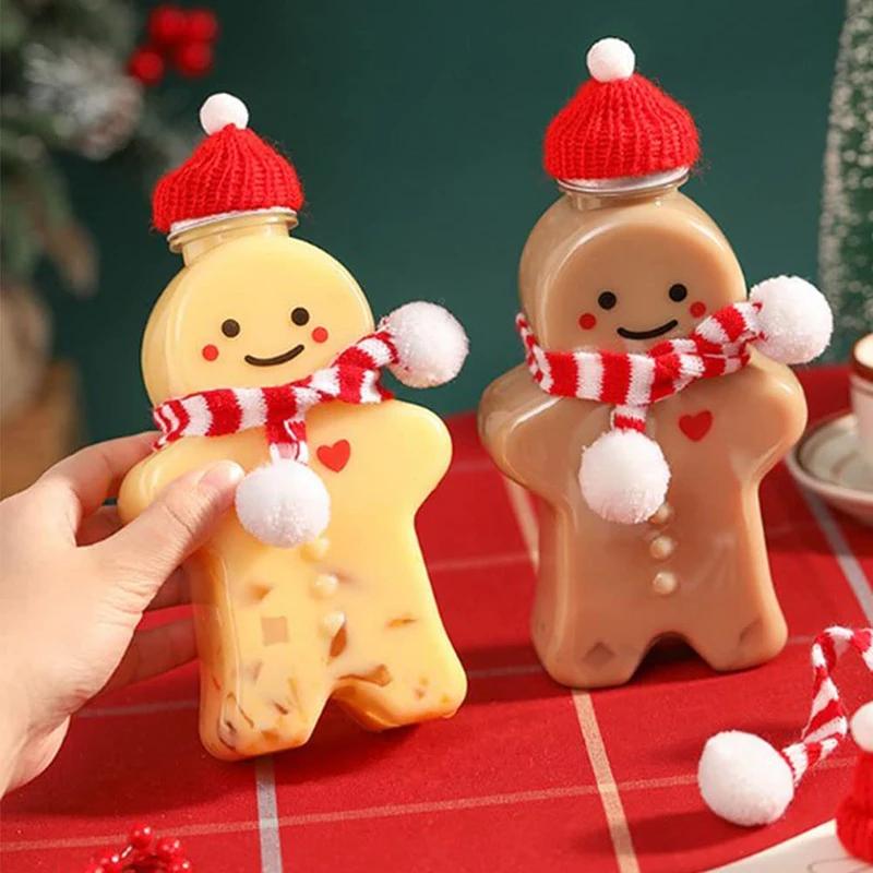 1pcs Mini Christmas Knit Hat Scarf DIY Wine Bottle Cover Decor Mini Woolen Hat Wine Bottle Decorative Hat DIY Handmade