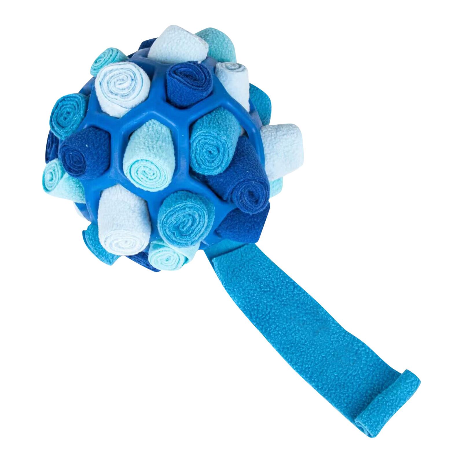 

Нюхающий мячик для собак, Нюхающий ковер для собак, Портативная интеллектуальная игрушка-Нюхающий шарик, Нюхающая игрушка, Интерактивная игрушка для собак для маленьких и средних собак. One Size синий