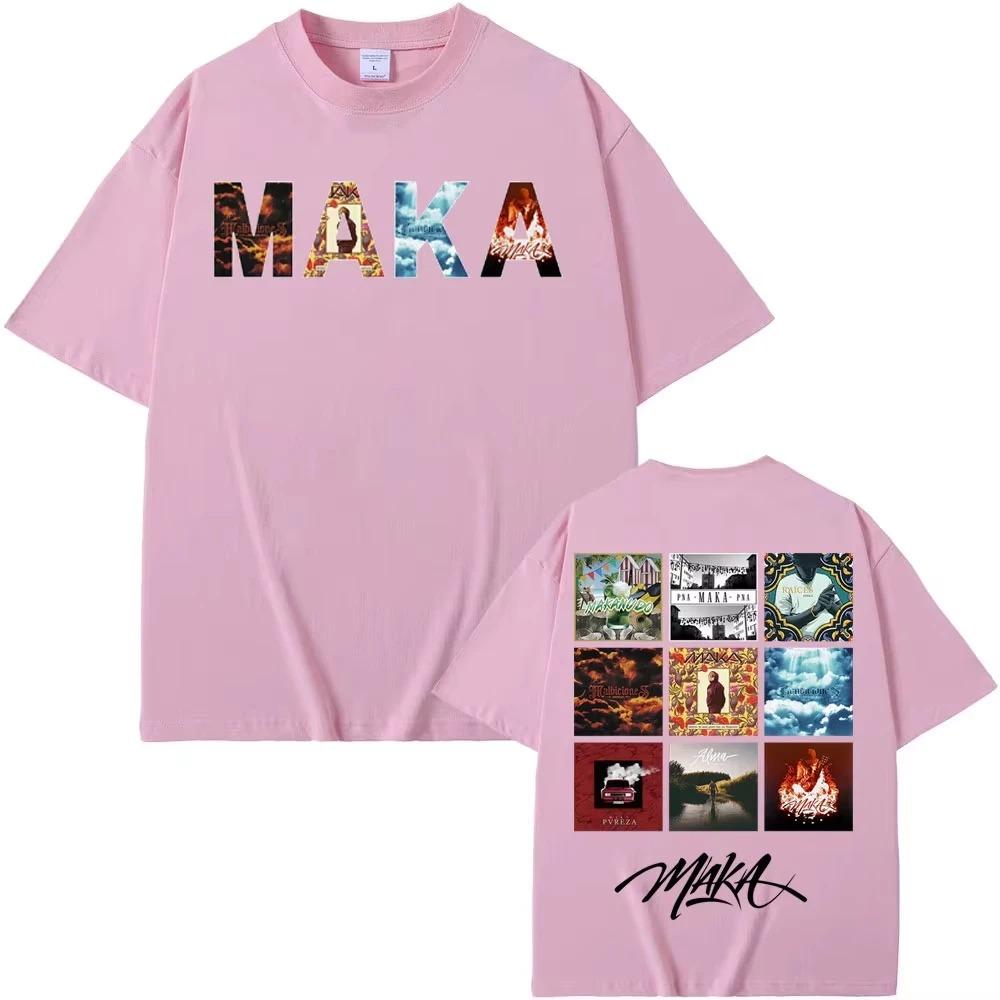 

Rapper Maka Music Album Tour Cover T Shirts Men Women Harajuku Hip Hop Punk Tshirt Spring Summer Top ONeck T Shirt Streetwear 4XL