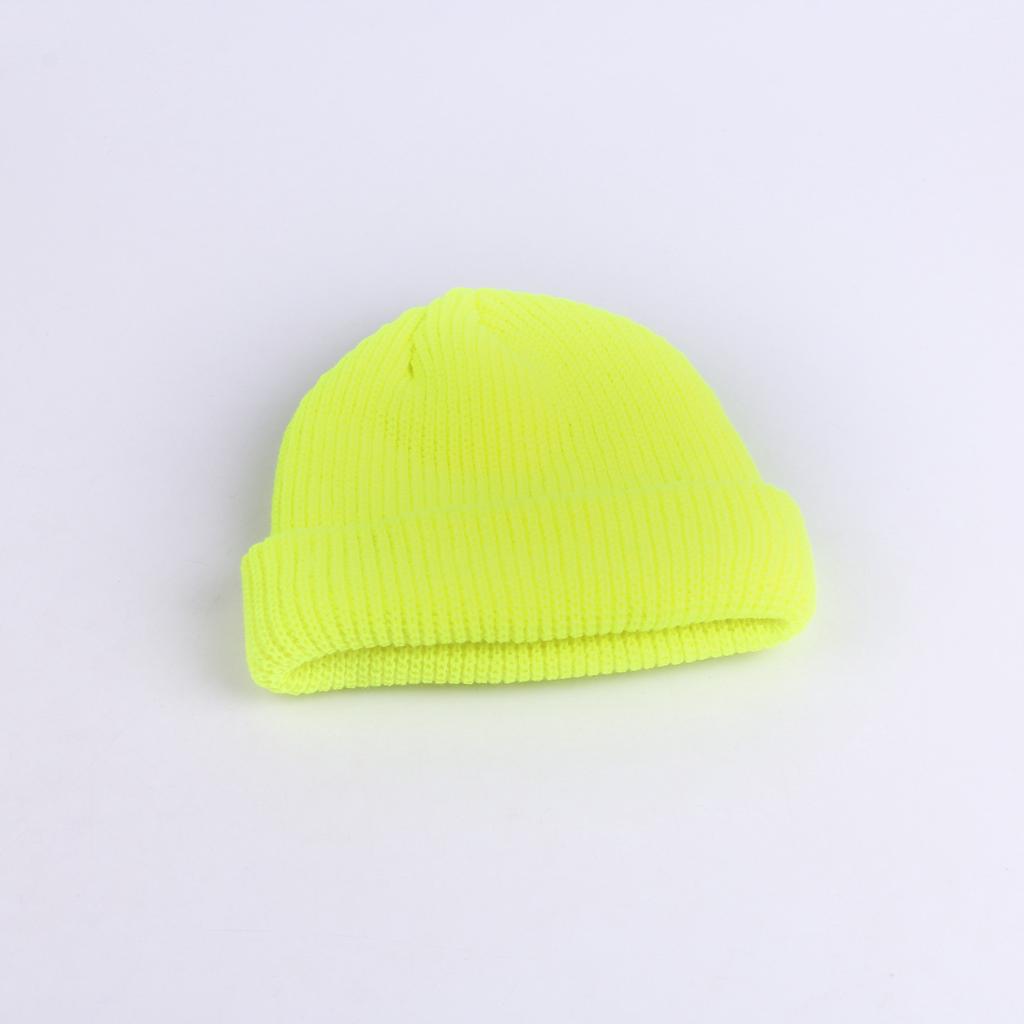 Cold Hat Men's Autumn and Winter New Wool Hat Street Fashion Landlord Hat Korean Short Knitted Melon Leather Hat European and American