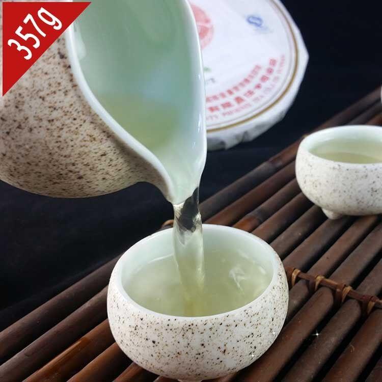 2015yr Ban Zhang Gold Silk Iron Pu Er Cake 357g, Raw Pu Erh Tea Shen Puerh