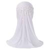 Lace Rhinestone Decor Kids Hijab Breathable Headscarf Charming Head Wrap  Casual