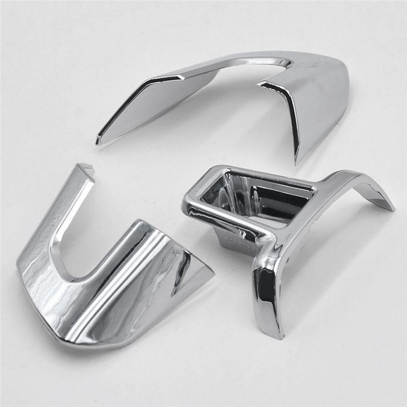 Durable-ABS Chrome Car Steering Wheel Decoration Cover Trim Sticker Fit For VW GOLF POLO JETTA MK5 MK6 Bora Accessories