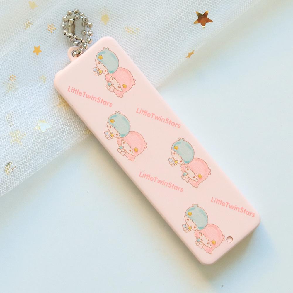 Cute Cartoon Foldable Mirror Comb - Portable Mini for Kids & Students