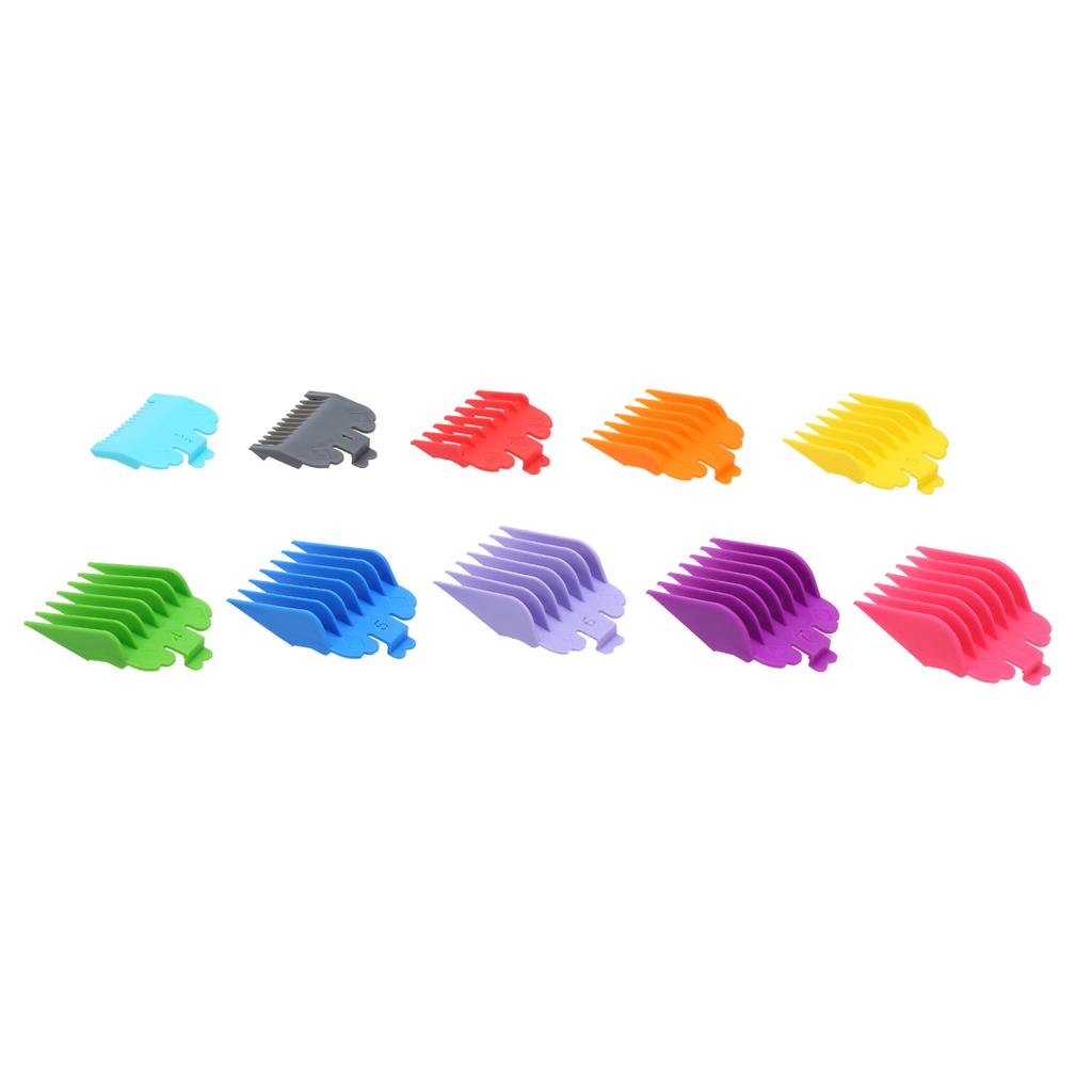 10PCS Hair Clipper Guide Comb Set for Wahl Hair Clippers Limit Combs Hair Trimmer Guards Attachments Hair Salon Tool Set