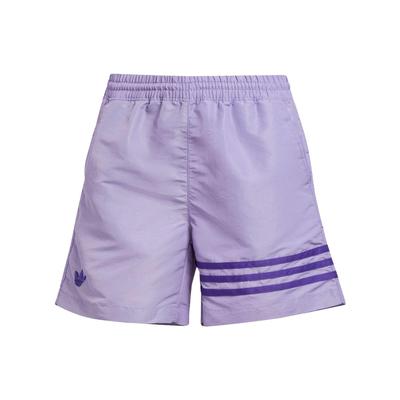Originals Adicolor Neuclassics Elastic Waist Straight Shorts Women Bottoms Purple IC5420