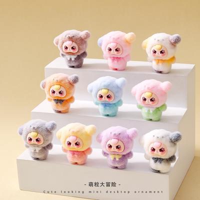 10pcs/Set Baby Three Figure Toy Mini Dog Figurine Desktop Decoration Model Ornaments Toys Boys Girls Christmas Gifts