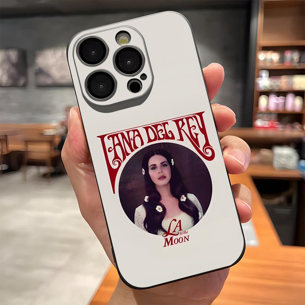 Singer L-Lana Del Rey Phone Case For IPhone 17 Pro Max 15 Pro 16 14 Plus 12 13 Mini 11 Pro Shockproof Soft Cover