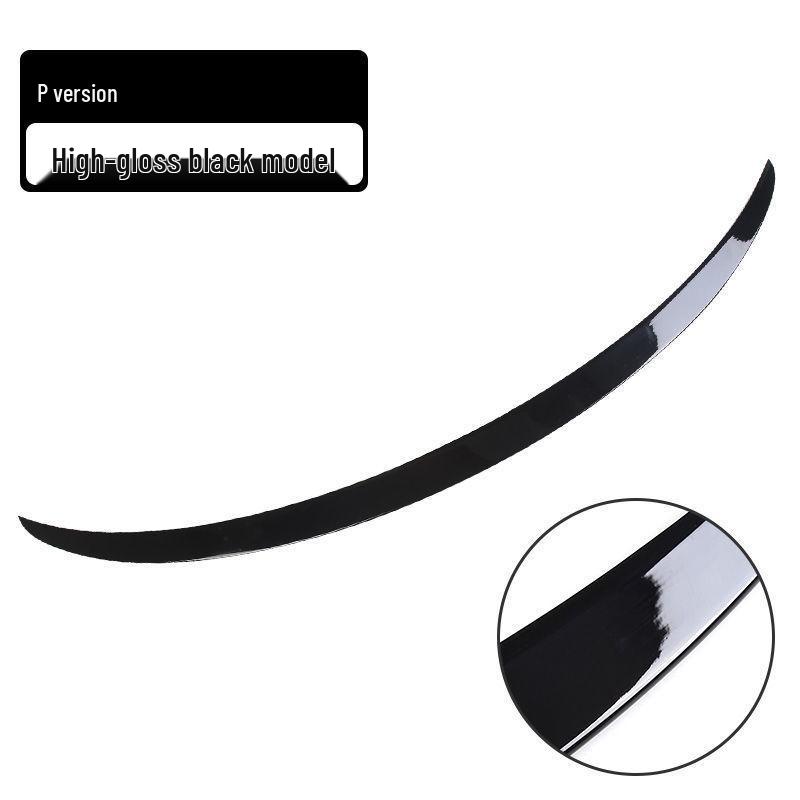 Tesla Model 3/Y No-Drill Carbon Fiber Rear Spoiler - High-Performance P Style