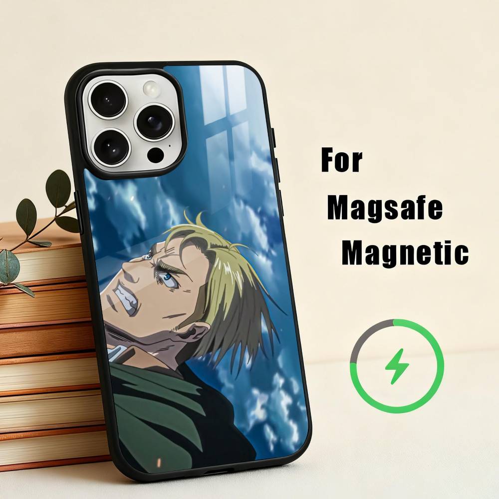 A-anime E-Erwin S-Smiths-S Phone Case For iPhone17,16,15,14,13,12,11 Plus,Pro Max Magnetic For Magsafe Wireless Charging