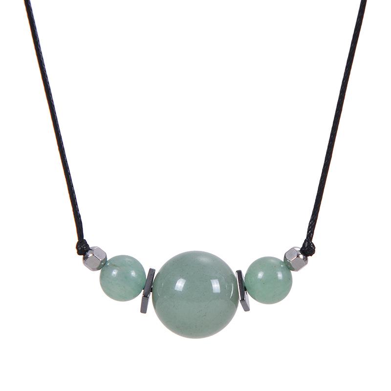 Náhrdelník s přívěskem Tygří oko a Ametystový obsidián, 16MM