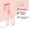 Heated Eyelash Curler with Sensing Heating Silicone Pad