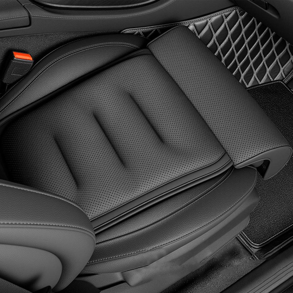 Car Seat Extender Leg Support Non-Slip Adjustable Breathable Car Leg Extender Back Support Pad For Front Rear Driver Passenger