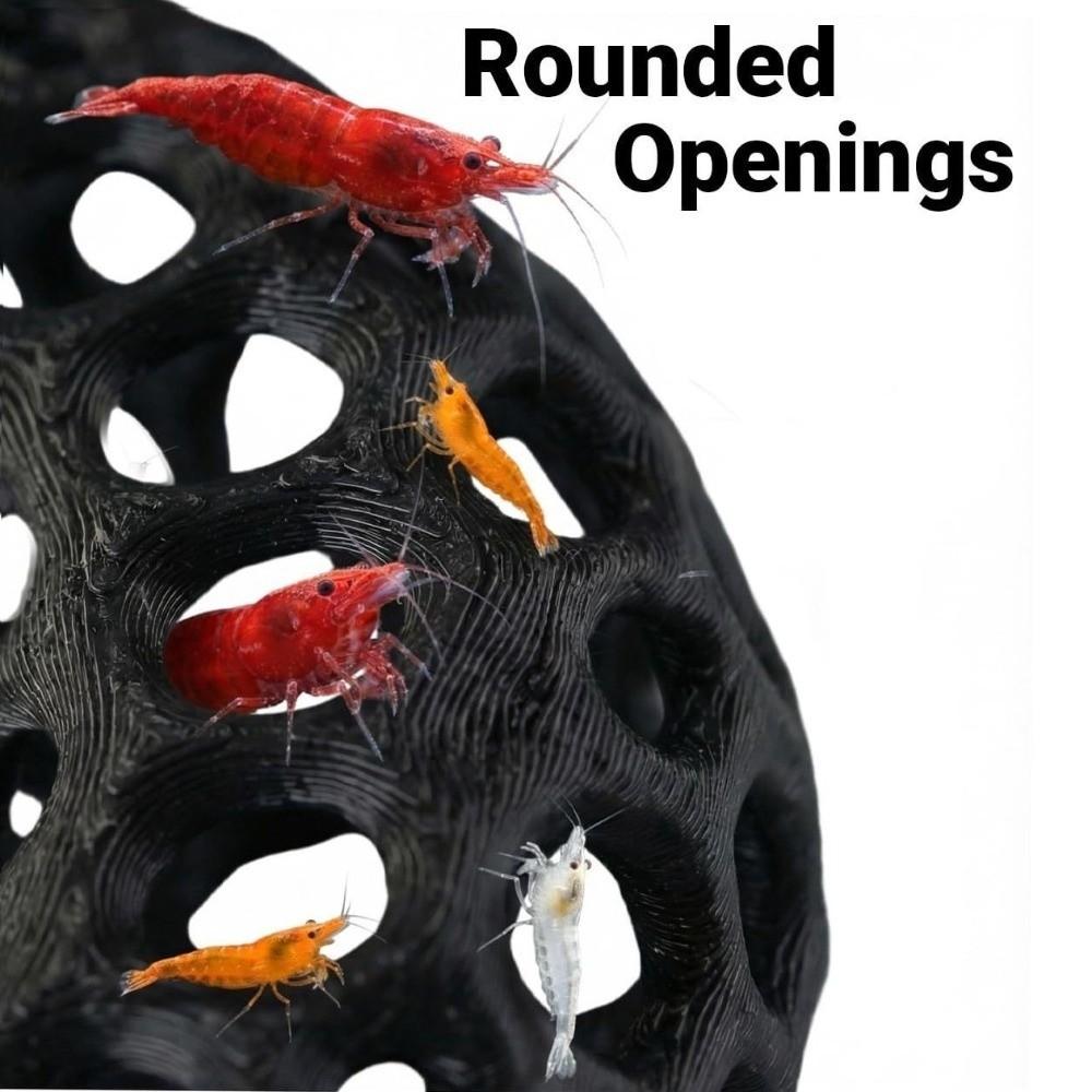 Wide-View Aquarium Fish Shelter 3D Printed Fish Resting Place Breeding Shelter  Small Fish