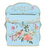 European Style Embossed Floral & Bird Wall-mounted Mailbox - Outdoor Garden Decoration & Indoor Storage
