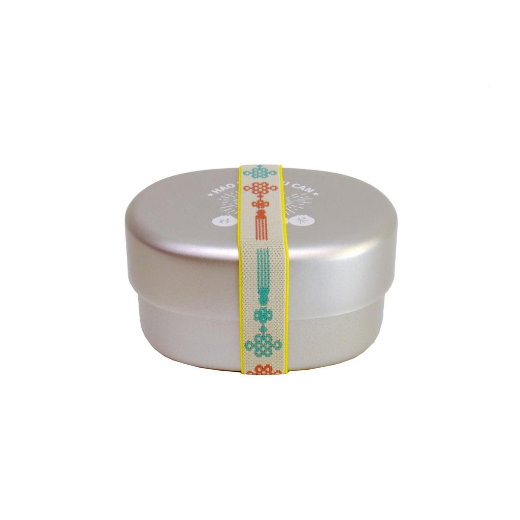 Hao Hao Wukan Hao Lunch Made In Bento Box with Microwave and Dishwasher Taiwanese Style (Hao Box) Japan, 2-Tier Belt, Safe, 430mL,