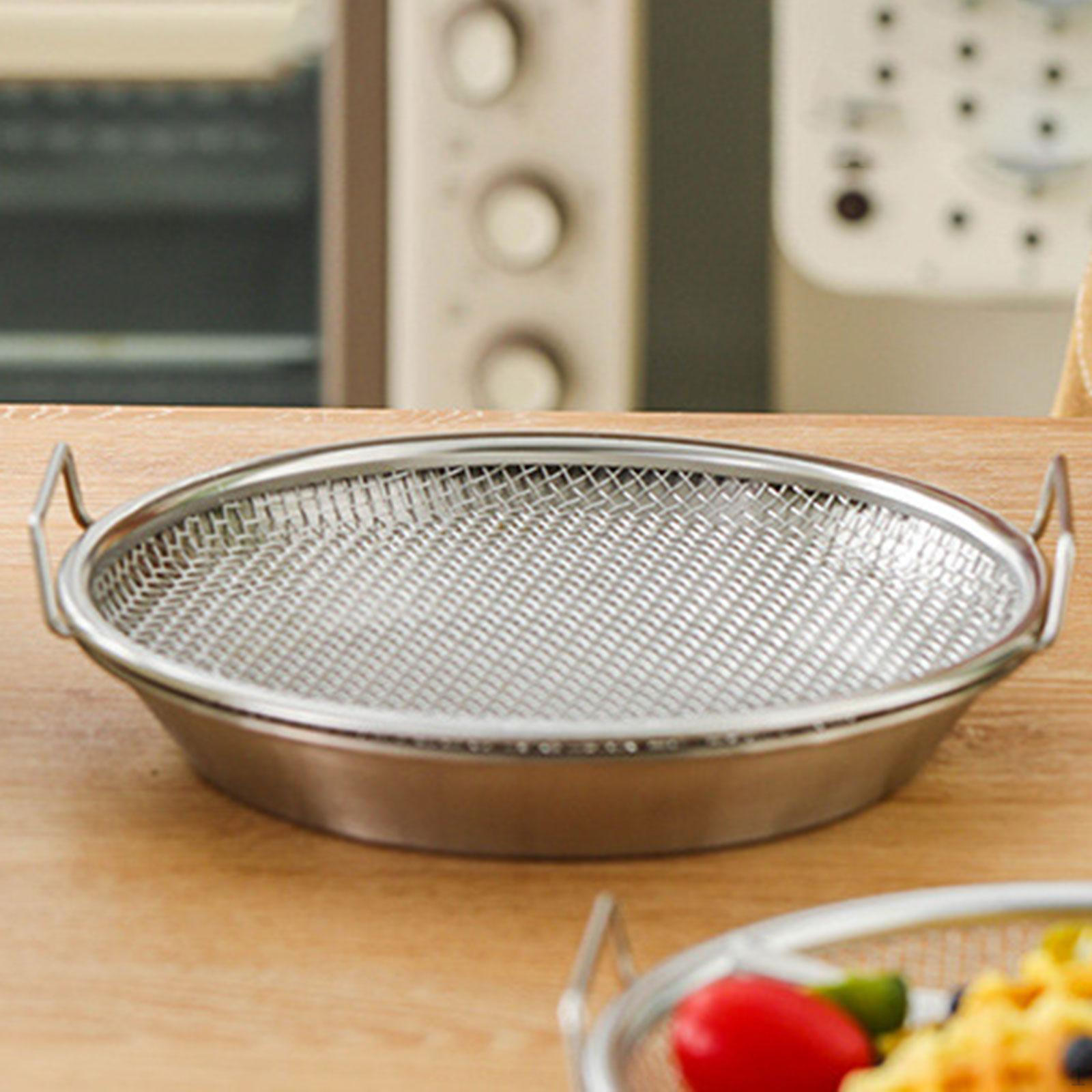 

Масляні фільтри для смаження Лоток Друшляк Багатофункціональний контейнер для хрустких закусок з нержавіючої сталі 26cm