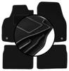 Set of Velour Floor Mats For: Opel Astra H Sedan, Hatchback, Station Wagon, TwinTop, Cabrio, Coupe (2003-2010)