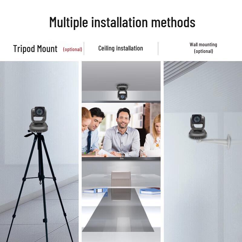 YSX HD610 10x Optical Zoom 1080P USB3.0 Video Conference Camera (CN version)