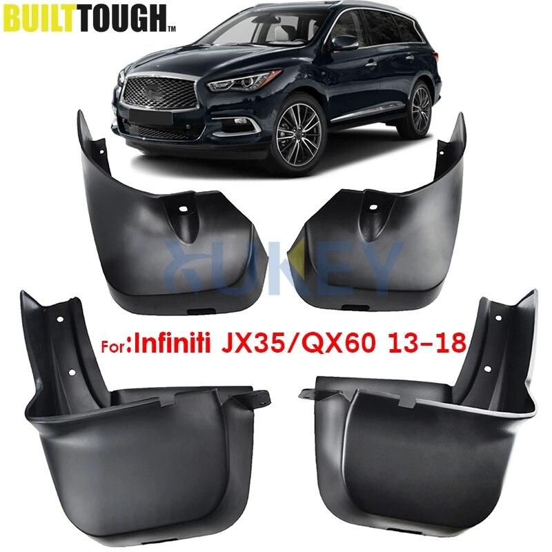 

Набор формованных автомобильных брызговиков для Infiniti JX35 QX60 2013-2018, брызговики, брызговики, брызговики Fender 2014 2015 2016 2017
