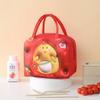 Cute 3d Cartoon Animal Pattern Thermal Lunch Box Cooler Bag Potable Insulated Bento Handbag Waterproof Picnic Food Container Bag