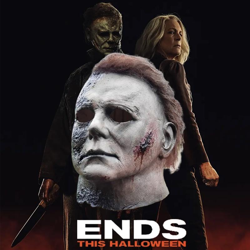 Halloween Ends Michael Myers Maske Hochdetailliertes Latex-Requisit für Cosplay und Partys