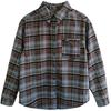 Sausage Dog Plaid Shirt for Women Long-sleeved Spring and Autumn Clothes New Style Hong Kong Style Retro Top