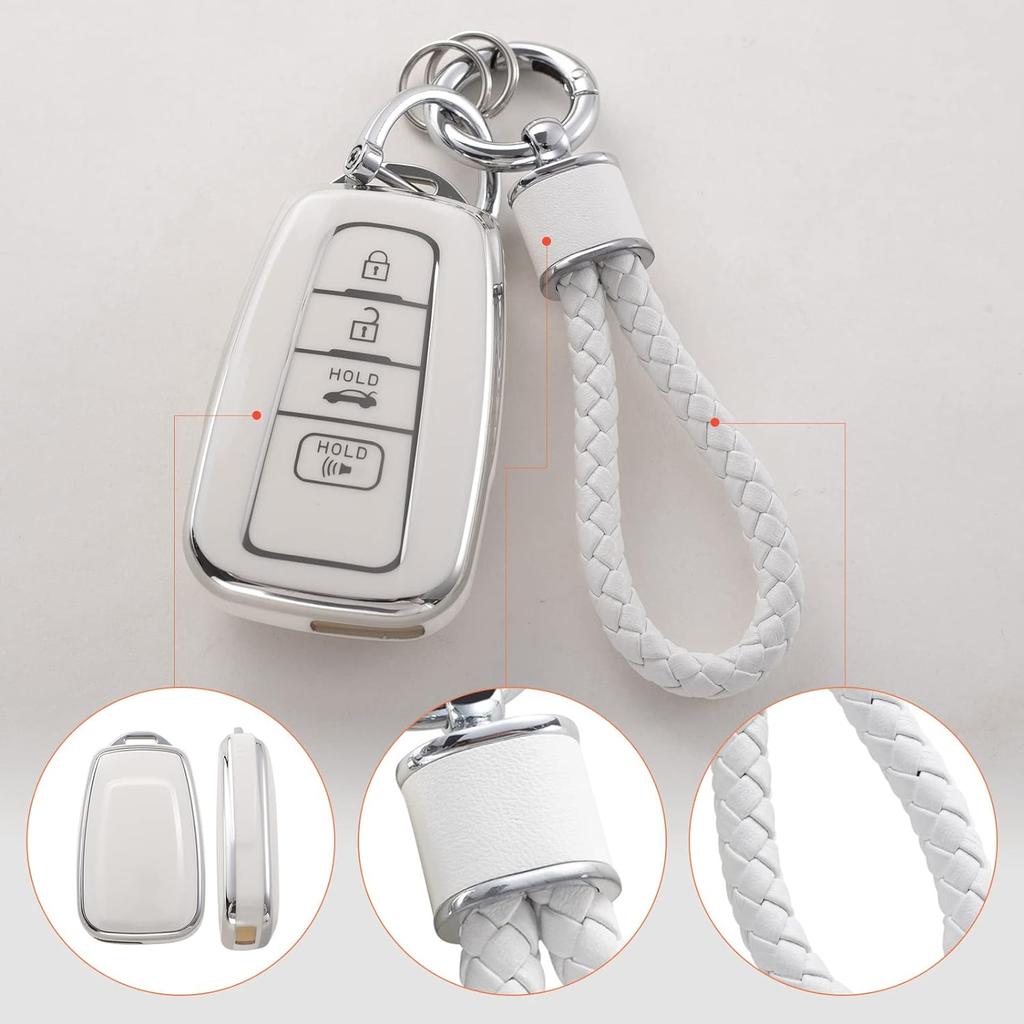 Passend für 2018–2022 Camry RAV4 Highlander Asia Dragon C-HR Prius Corolla GT86 Smart Key Cover