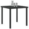 Outdoor Table Black 80 x 80 x 73 cm Metal