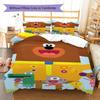 Hey Duggee Muster Bettwäsche, Steppbett Set Bettbezug Kissenbezug Zuhause Geburtstagsgeschenk (1 Bettbezug + 2 Kissenbezüge, ohne Füllung)